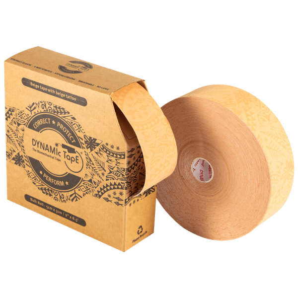 Dynamic Tape Beige Tattoo 2" Bulk Roll